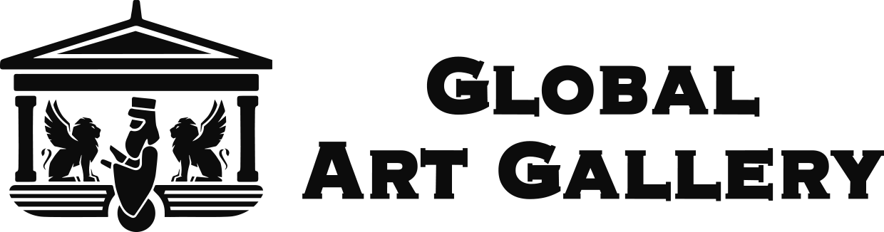 logo global art gallery